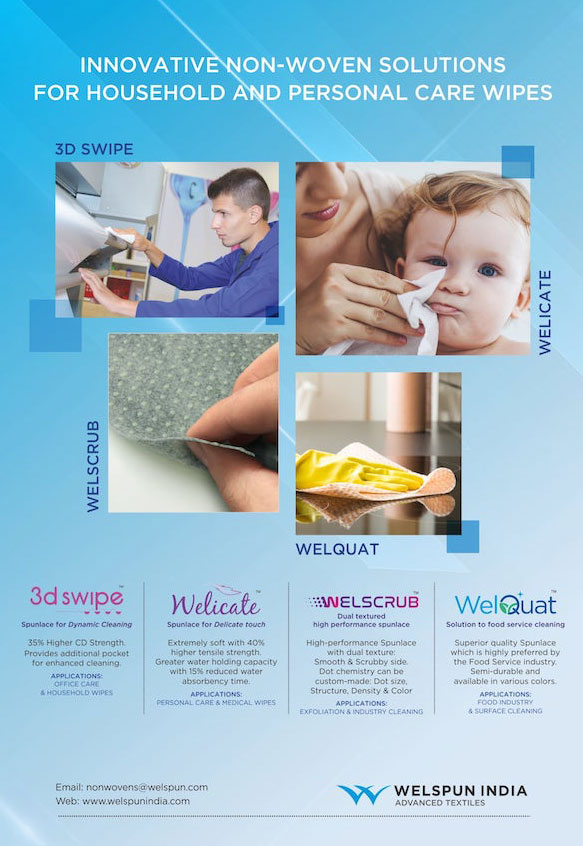 INNOVATIVE NON-WOVEN SOLUTIONS FOR HOUSEHOLD AND PERSONAL CARE WIPES