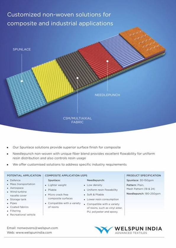 Customized non-woven solutions for composite and industrial applications