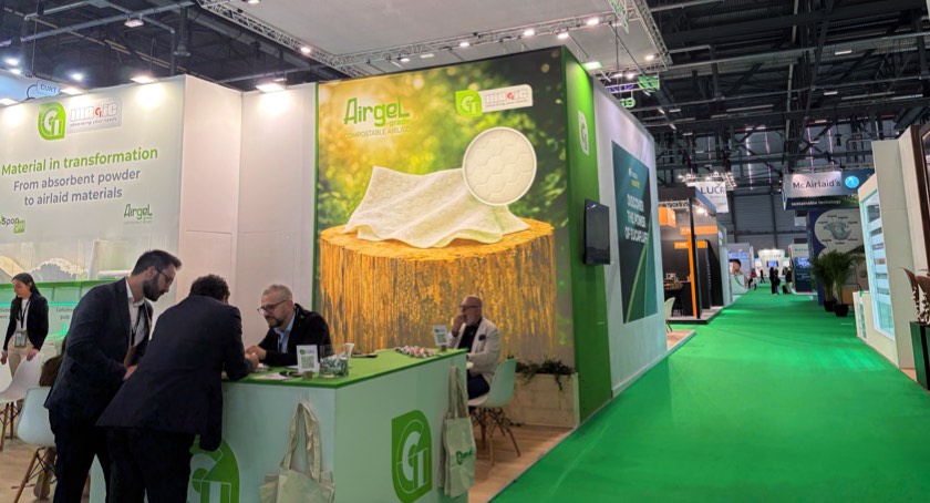 Magic Showcases Compostable SAP, Airlaid